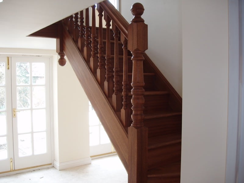 wooden staircase